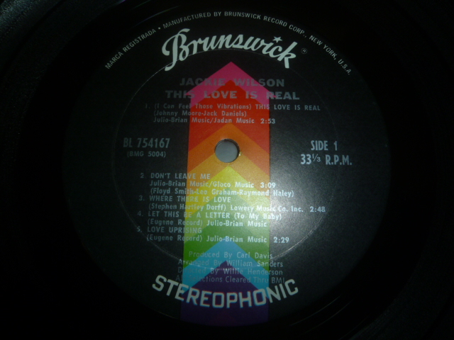 画像: JACKIE WILSON/THIS LOVE IS REAL