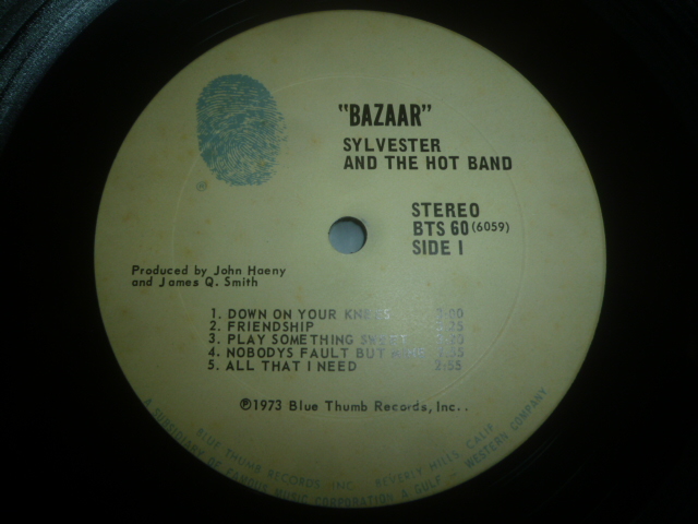 画像: SYLVESTER & THE HOT BAND/BAZAAR