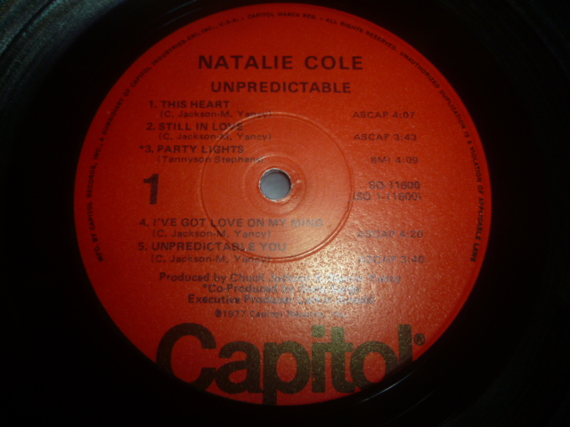 画像: NATALIE COLE/UNPREDICTABLE