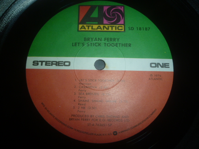 画像: BRYAN FERRY/LET'S STCK TOGETHER