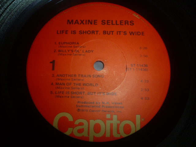 画像: MAXINE SELLERS/LIFE IS SHORT, BUT IT'S WIDE