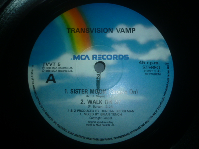 画像: TRANSVISION VAMP/SISTER MOON (GROOVE ON) (12")