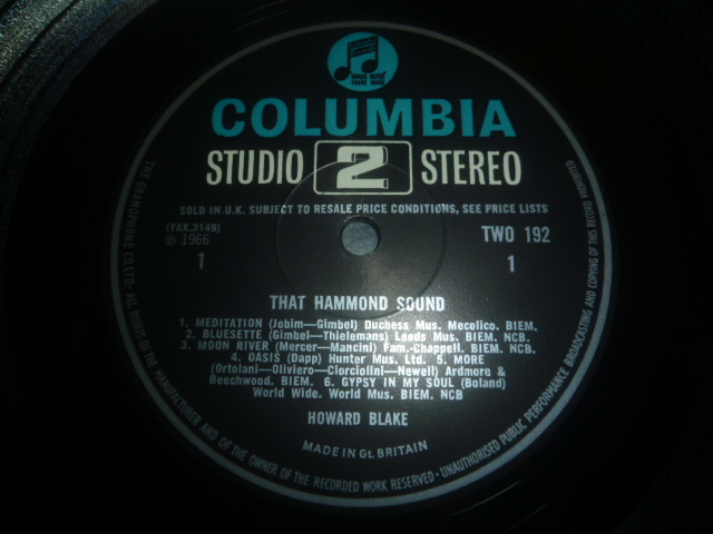 画像: HOWARD BLAKE/THAT HAMMOND SOUND