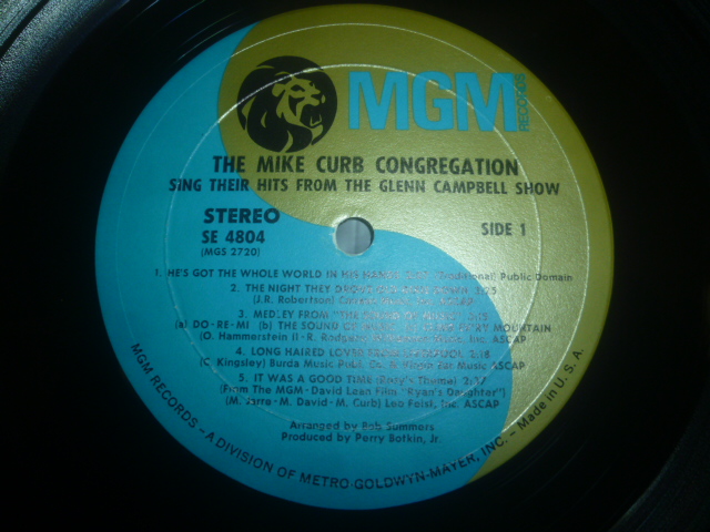 画像: MIKE CURB CONGREGATION/SING THEIR HITS FROM THE GLENN CAMPBELL SOW