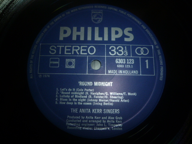 画像: ANITA KERR SINGERS/'ROUND MIDNIGHT