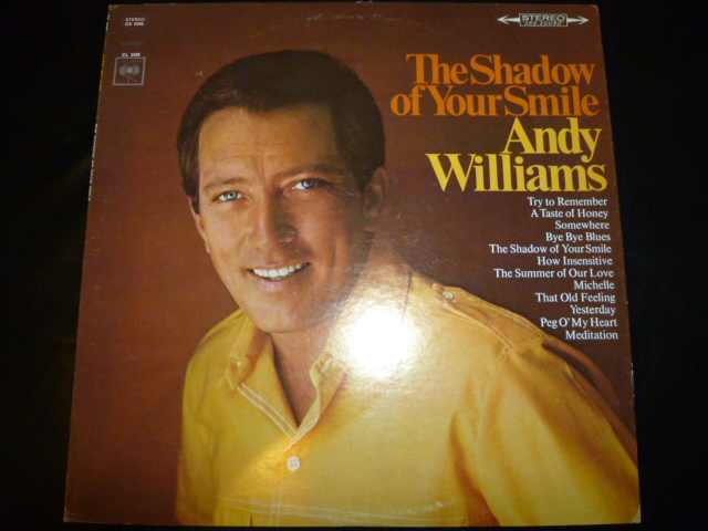 画像1: ANDY WILLIAMS/THE SHADOW OF YOUR SMILE