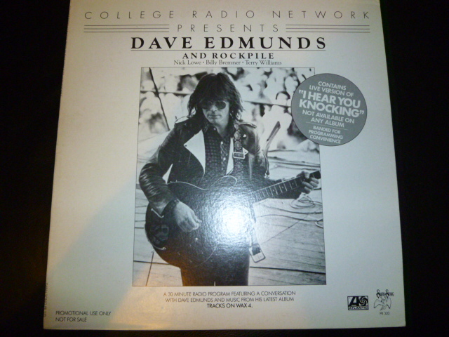 画像1: DAVE EDMUNDS/COLLEGE RADIO NET WORK PRESENTS